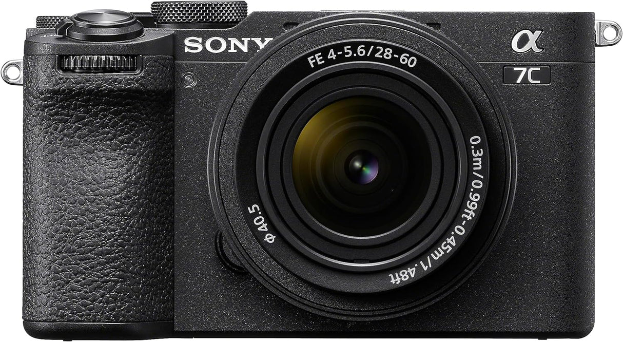 Sony Alpha 7CII Full-Frame Mirrorless Camera, (Silver) + Sony SEL2860 Compact Standard Zoom Lens.