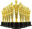 Bedwina 6" Gold Awards Trophy - Pack of 12 Bulk Golden Oscar Trophy Statues Party Award Trophy, Party Decorations and Appreciation Gifts.