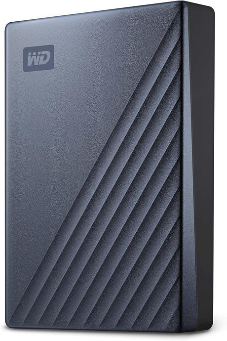 WD 4TB My Passport portable external storage, external hard drive, USB 3.0, portable HDD with software for device management, backup and password protection, works with PC, Xbox &Playstation, Blue.