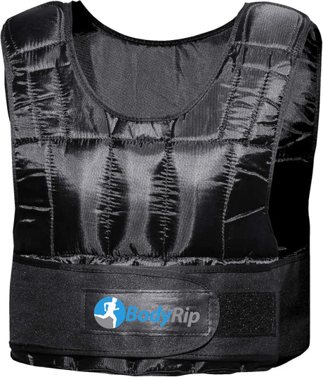 BodyRip 5kg-30kg Padded Weight Vest | Deluxe 2.0 Design, Calisthenics Gym, Adjustable Straps, Strength Training, Weightloss Equipment for Women & Men.