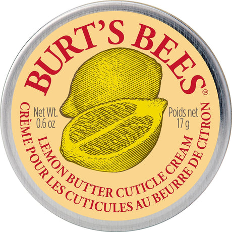 Burt's Bees Cuticle Cream For Nails, Sweet Almond Cuticle Oil With Cocoa Butter & Vitamin E, Lemon Scent, 15g.