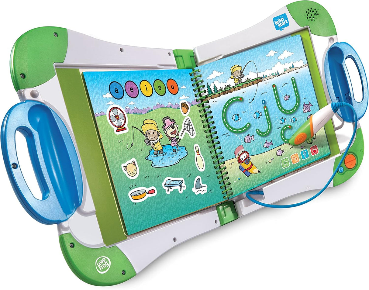 LeapFrog LeapStart Electronic Book, Educational and Interactive Playbook Toy for Toddler and Pre School Boys & Girls 2, 3, 4, 5, 6, 7 Year Olds, Green.