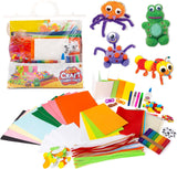 abeec Giant Craft Kit for Kids | Arts and Crafts Supplies Kit | Comprehensive Craft Box for Ages 5 and Over, Ideal for Both Boys and Girls.