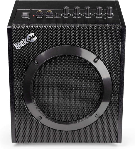 RockJam RJ20WAR2 20 Watt Electric Guitar Amplifier with Headphone Output, Three-Band EQ, Overdrive & Gain.