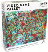 Video Game Valley: Jigsaw Puzzle with 101 Hidden Video Game Titles to Discover, for Video Game Players and Lovers.