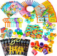 THE TWIDDLERS - 120 Premium Assorted Party Bag Fillers for Kids Unisex - Goodie Loot Bag Pinata Fillers, Birthday Party Gift Favours, Classroom Rewards, Game Prizes for Boys & Girls.