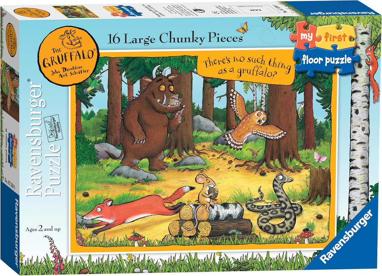 Ravensburger The Gruffalo - My First Floor Puzzle - 16 Piece Jigsaw Puzzles for Kids - Educational Toddler Toys Age 24 Months and Up (2 Years Old).